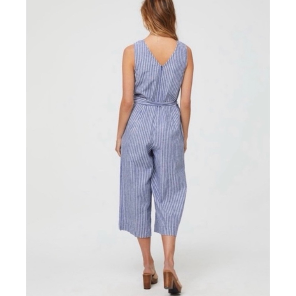 beachlunchlounge Blue and White Striped Jumpsuit - Picture 3 of 11